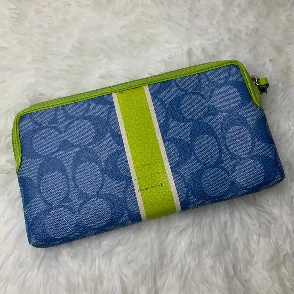 Coach blue green